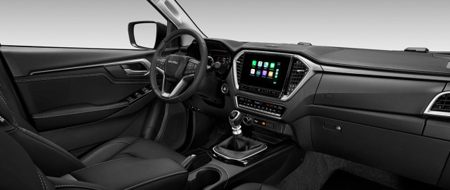 Isuzu D-Max extended interior cockpit pick-up truck | Bilscenen Esbjerg | Autoriseret Kia & Hyundai værksted