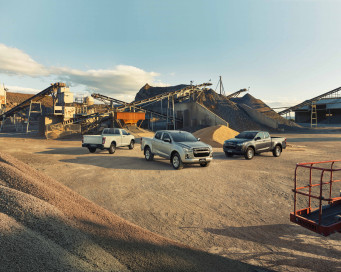 Isuzu D-Max construction site pick-up truck | Bilscenen Esbjerg | Autoriseret Kia & Hyundai værksted