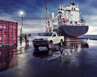 Isuzu D-Max single cab harbor pick-up truck | Bilscenen Esbjerg | Autoriseret Kia & Hyundai værksted